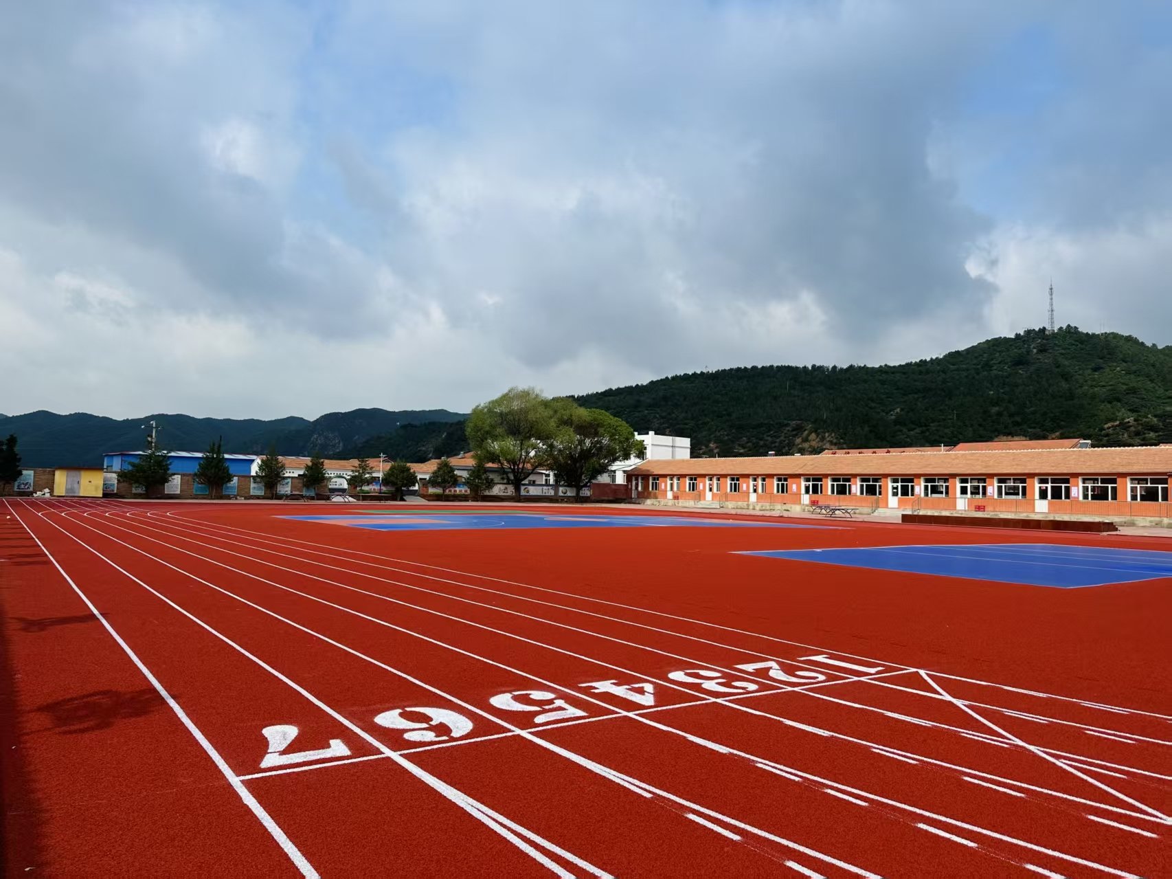 阿克苏地区自结纹塑胶跑道硅PU材料 - 价格